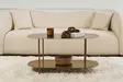 Soffbord Hanah Home Shb014A Guld Metall 100x45x51 cm - Soffbord - 8684283715121 - 2