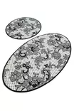 Badrumsmatta Set Mijölnir Flerfärgad 100% Polyester Antiallergisk Halkfri 50x60 cm & 60x100 cm - Badrumsmattor och våtrumsmattor - 8681875272161 - 1
