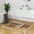 Badrumsmatta Set Mijölnir Flerfärgad 100% Polyester Halkfri Antibakteriell 50x60 cm & 60x100 cm - Badrumsmattor och våtrumsmattor - 8683342420631 - 2