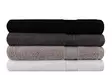 Badhandduksset (4 st), vit, grå, mörkgrå, svart, 70 x 140 cm, mjuk, hållbar, lyxig - Handdukar - 8681181633571 - 2