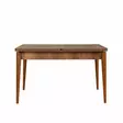 Matbord Hanah Home Vina 1048 Mörkblå Valnöt Spånskiva 130x77x80 cm - Matbord - 8681875791211 - 1