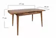 Matbord Hanah Home Inci 1141 Valnöt Spånskiva 129x79x80 cm - Matbord - 8683743009701 - 18