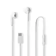 Trådbundna Hörlurar | USB-C | Kabellängd: 1.20 m | Inbygd mikrofon | Volymkontroll | Vit - In-ear hörlurar - 5412810466191 - 1