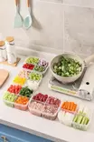 Förvaringslåda Set Hermia Transparent Plast 12 Delar - Matlådor och matförvaringsbehållare - 8684283679041 - 3