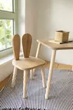 Barnstol Hanah Home Bunny Chair Brun MDF Massivt Trä 30x30x25 cm - Barnmöbler - 8684282975601 - 3