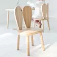 Barnstol Hanah Home Bunny Chair Brun MDF Massivt Trä 30x30x25 cm - Barnmöbler - 8684282975601 - 2