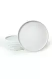 Serveringsfat Set Hermia Matt Vit Keramik 6 Delar - Serveringsfat - 8684282461111 - 1
