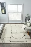 Matta Conceptum Jung 7183 Krämvit Polyester 80x150 cm - Små mattor och gångmattor - 8684282263951 - 2