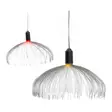 Meduusa koristevalot 8 kpl Finnlumor - Valokuituinen riippuva LED-valosarja ajastimella (IP44) - Ljusslingor - 6410416486291 - 5
