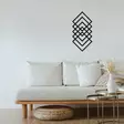 Väggdekor Metall Wallity Svart Metall 30x60 cm - Dekorationer, prydnadsföremål - 8682870853591 - 4