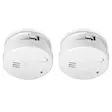 Minirökdetektor 5 års batteri 2-pack Vit - Brandvarnare och kolmonoxidvarnare - 8712412574551 - 45