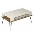 Soffbord Hanah Home Ekol Cream Spånskiva 105x45,8x56 cm - Soffbord - 8681875183801 - 1