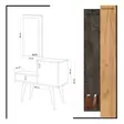 Hallmöbel Hanah Home Janna Ek Spånskiva 80x80x40 cm - Hallskåp - 8681875179101 - 5