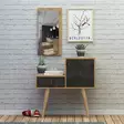 Hallmöbel Hanah Home Janna Ek Spånskiva 80x80x40 cm - Hallskåp - 8681875179101 - 2