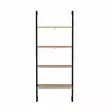 Vägghylla Hanah Home Masal? Brun Svart Spånskiva Metall 49x120x20 cm - Klädhängare - 8683342719421 - 5