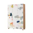 Garderob Hanah Home Leva Hedera Pied Furu Spånskiva 120x189x48 cm - Garderober - 8683743421961 - 1