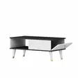 Soffbord Hanah Home Delux Svart Vit Spånskiva 90x42,4x45 cm - Soffbord - 8683342946261 - 4