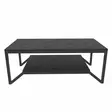 Soffbord Hanah Home Flora Svart Spånskiva 120x60x45,8 cm - Soffbord - 8683743117901 - 4
