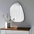 Spegel Hanah Home Aqua A342 Transparent Härdat Glas 75x55 cm - Speglar - 8682870860391 - 2