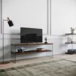 TV-bänk Hanah Home TV1003 Valnöt Massiv Furu 120x45x35 cm - TV-bänkar - 8681875832051 - 2