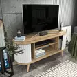 TV-bänk Hanah Home Stor Oud Oak Vit Spånskiva 140x43x64 cm - TV-bänkar - 8683743121731 - 6