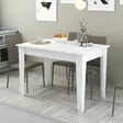 Matbord Hanah Home Kiev 510 Vit Spånskiva 110x75x72 cm - Matbord - 8683743327461 - 2