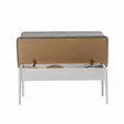 Bänk Hanah Home Soho Vit Spånskiva 110x85x40 cm - Soffor - 8681875791501 - 3