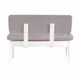 Bänk Hanah Home Soho Vit Spånskiva 110x85x40 cm - Soffor - 8681875791501 - 4
