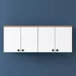 Förvaringsskåp Hanah Home BA120 Valnöt Spånskiva 120x46,8x42,5 cm - Skåp och byråer - 8683742031581 - 4