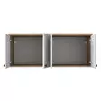 Förvaringsskåp Hanah Home BA120 Valnöt Spånskiva 120x46,8x42,5 cm - Skåp och byråer - 8683742031581 - 8