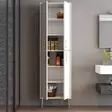 Förvaringsskåp Hanah Home Berlin A Vit Guld Spånskiva 60x202x35 cm - Skåp och byråer - 8684282465751 - 4