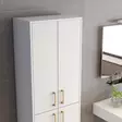 Förvaringsskåp Hanah Home Berlin A Vit Guld Spånskiva 60x202x35 cm - Skåp och byråer - 8684282465751 - 5