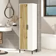 Förvaringsskåp Hanah Home Dy1-Wk Valnöt Vit Spånskiva 50,4x165x35,7 cm - Skåp och byråer - 8683342805421 - 3