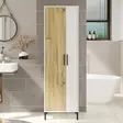 Förvaringsskåp Hanah Home Dy1-Wk Valnöt Vit Spånskiva 50,4x165x35,7 cm - Skåp och byråer - 8683342805421 - 4