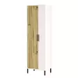 Förvaringsskåp Hanah Home Dy1-Wk Valnöt Vit Spånskiva 50,4x165x35,7 cm - Skåp och byråer - 8683342805421 - 8