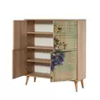 Förvaringsskåp Hanah Home Multilux Sonoma Ek Spånskiva 95x111x36 cm - Skåp och byråer - 8681875340921 - 6