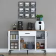 Förvaringsskåp Hanah Home JE136 Vit Valnöt Spånskiva 120x78,6x40 cm - Skåp och byråer - 8684283108701 - 4