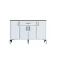 Förvaringsskåp Hanah Home JE136 Vit Valnöt Spånskiva 120x78,6x40 cm - Skåp och byråer - 8684283108701 - 13