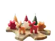 Doftljus Set Aberto Design Christmas Flerfärgad Soya 5x5x10 cm 8x7x2 cm 8x8x3 cm - Ljus och lyktor - 8684283434961 - 1