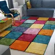 Matta Conceptum Renkli Kare Flerfärgad Polypropen 160x230 cm - Stora och medelstora mattor - 8683342696081 - 2