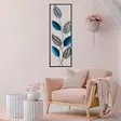 Väggdekor Metall Wallity Leaf Flerfärgad Metall 32x90 cm - Dekorationer, prydnadsföremål - 8683743680191 - 4