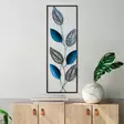 Väggdekor Metall Wallity Leaf Flerfärgad Metall 32x90 cm - Dekorationer, prydnadsföremål - 8683743680191 - 2