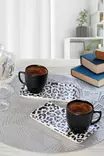 Kaffekoppar Set Hermia Flerfärgad Keramik 4 Delar - Kaffe- och teserviser - 8684282802051 - 2