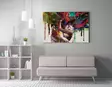 Canvastavla Wallity Flerfärgad Polyester/Bomull 50x70 cm - Tavlor och ramar - 8683342543941 - 1