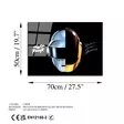 Glastavla Wallity Flerfärgad Glas 50x70 cm - Tavlor och ramar - 8683742870401 - 8