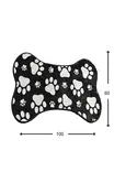 Matta Conceptum Paw Flerfärgad Polyester 60x100 cm - Små mattor och gångmattor - 8681875592931 - 5