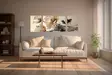 Inramad MDF-tavla Wallity Flerfärgad MDF 50x140 cm 3 Delar - Tavlor och ramar - 8684283206391 - 2