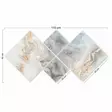 MDF-tavla Wallity Flerfärgad MDF 60x115 cm 4 Delar - Tavlor och ramar - 8683342619431 - 1