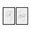 Inramad MDF-tavla Wallity Flerfärgad MDF 74x51 cm 2 Delar - Tavlor och ramar - 8681875280401 - 1