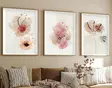 Inramad MDF-tavla Wallity Flerfärgad MDF 35x50 cm 3 Delar - Tavlor och ramar - 8684282340591 - 2